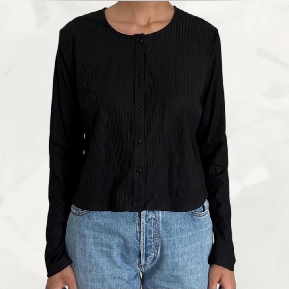 ANDIE RIBBED CARDIGAN